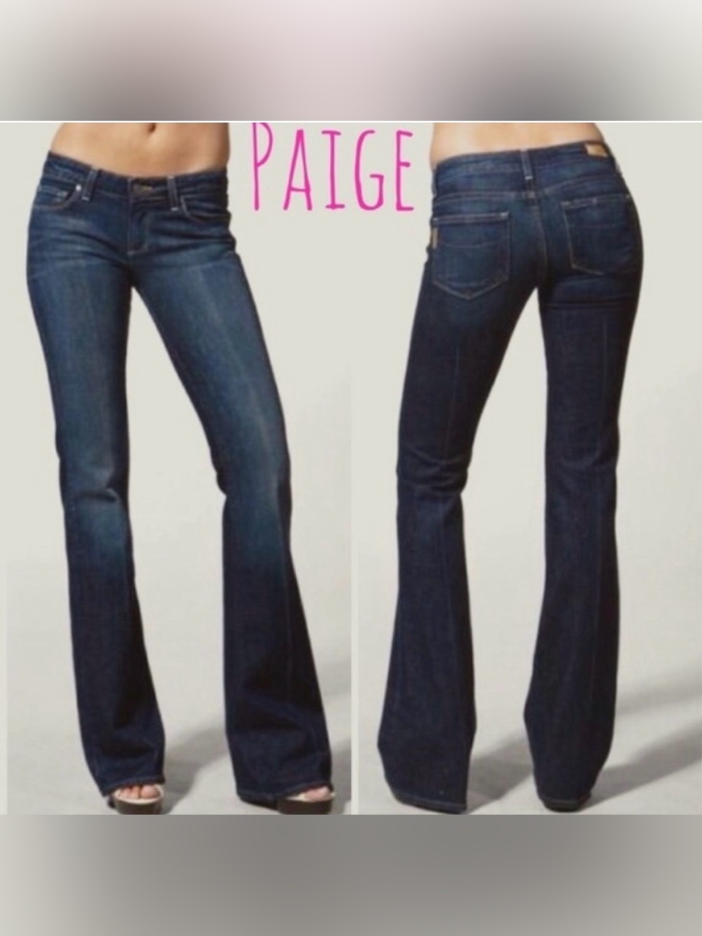 Paige Laurel Canyon Bootcut Jeans Size 27 33” Inseam